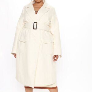 Amore Trench Coat - Ivory